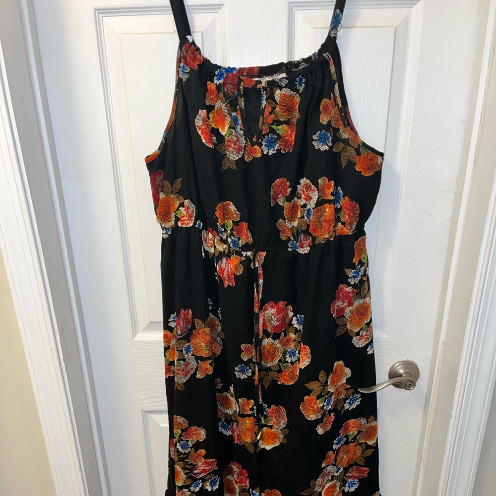 Colorful tank slip dress